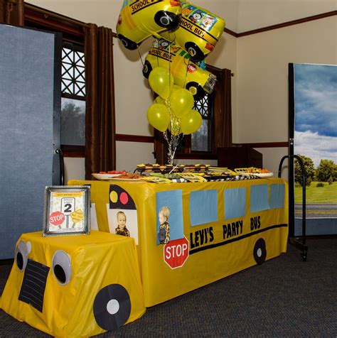 wheels on the bus party decorations|bus themed birthday party.